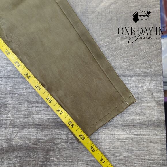 Adriano Goldschmied The Farrah Skinny Faux Leather High Rise Jeans Size 27 (4) - Picture 4 of 5